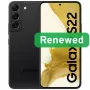 Samsung Renewed Grade Factory-Sealed Galaxy S22 6.1 cal 128GB 5G Czarny
