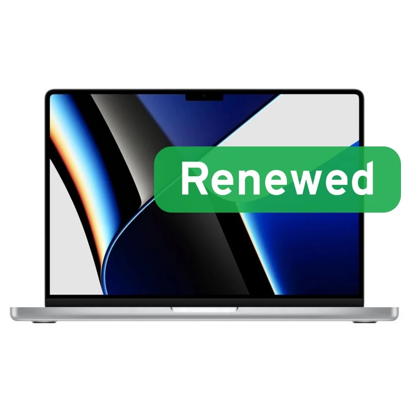 Apple Renewed Grade C MacBook Pro 14 A2442 14 cali 32 GB SSD 1 TB Apple M1 Pro 10-rdzeniowy CPU macOS Klawiatura US/RU