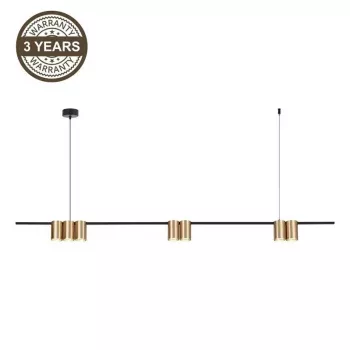 Lampa wisząca PORI 7XGU10 ML0372 GOLD