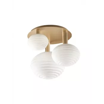 Opalla Lampa sufitowa 3x30W E27 65cm Biała
