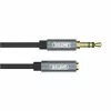 UNITEK 3.5mm Audio Extension Cable 1m - Male to Female, Gold-Plated, Black