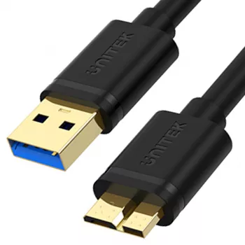 UNITEK USB 3.0 A do Micro B Kabel 2m Czarny