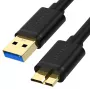 UNITEK USB 3.0 A do Micro B Kabel 2m Czarny