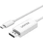 UNITEK USB-C 3.1 na DisplayPort Kabel 1.8m - 4K@60Hz - Czarny