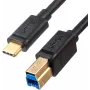 UNITEK USB-C na USB-B 3.0 Kabel do drukarki 2m Czarny