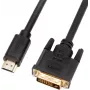 UNITEK Dwukierunkowy kabel HDMI-DVI-D 2m Czarny