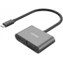 UNITEK USB-C na HDMI 4K i VGA Full HD Adapter