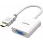 UNITEK HDMI na VGA Adapter, Full HD 1080p, 60Hz, Biały
