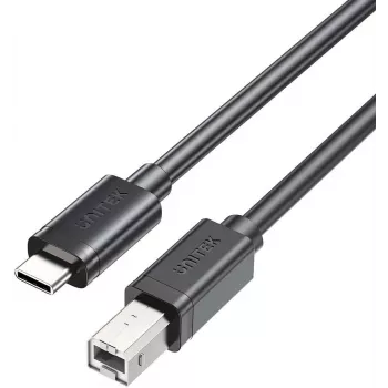 UNITEK USB-C na USB-B 2.0 Kabel do drukarki 2m Czarny