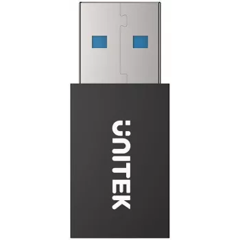 UNITEK USB-A Data Blocker Adapter - Charge-Only, Czarny