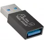 UNITEK USB-A Data Blocker Adapter - Charge-Only, Czarny
