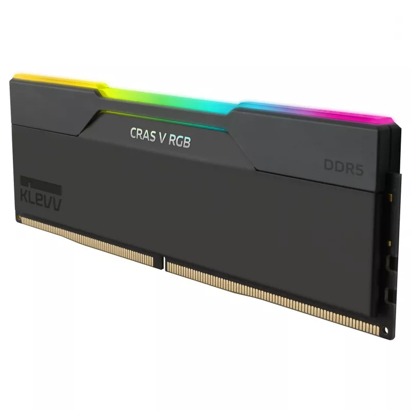 32GB KLEVV CRAS V RGB DDR5-6400 CL30 Dual Channel Kit (2x16GB) Czarny