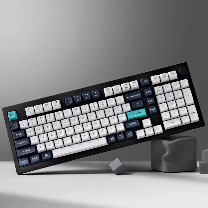 Klawiatura mechaniczna Keychron Q5M-M1 96%, przełączniki Gateron G Pro Red, RGB Hot-Swap, Bluetooth 5.1 i USB-C, obudowa aluminiowa