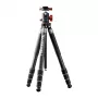 FREEWELL 5-in-1 Multifunkcyjny Statyw Aparatowy - Stop Aluminiowy, Głowica Kulowa, Wys. Maks. 1170 mm, Udźwig 2,5 kg, Czarny