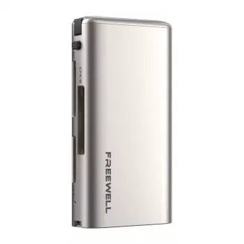 Freewell Pro Plus Card Reader USB 3.2 Gen 2 Type-C 10 Gbps SD MicroSD CFexpress Space Gray