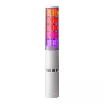 Wieża sygnalizacyjna PATLITE LA6-5DTNWB-POE z LED, 5 poziomów, PoE, programowalna