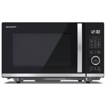 Sharp YC-QG204AE-B Kuchenka mikrofalowa z grillem, 20L, 800W, Czarny