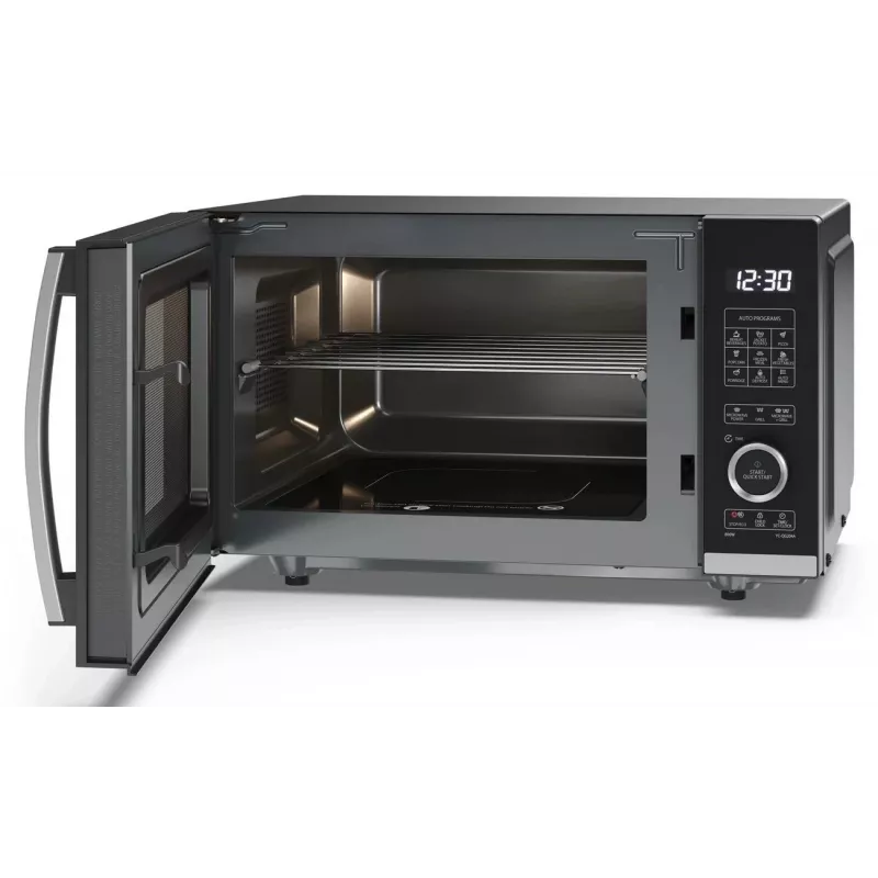 Sharp YC-QG204AE-B Kuchenka mikrofalowa z grillem, 20L, 800W, Czarny