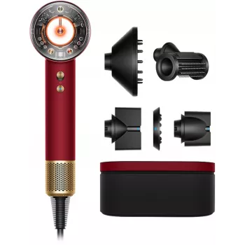 Dyson Supersonic Nural Straight+Wavy Suszarka do włosów, Velvet Red/Gold