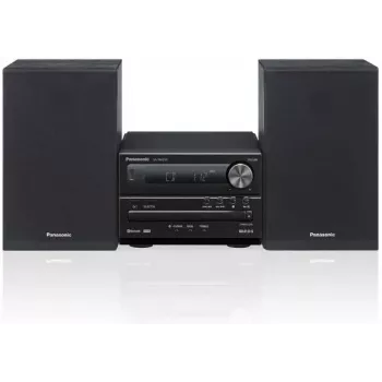 PANASONIC Micro Hi-Fi System SC-PM250EE-K - 20W RMS, CD/MP3, Bluetooth, FM Radio, Czarny