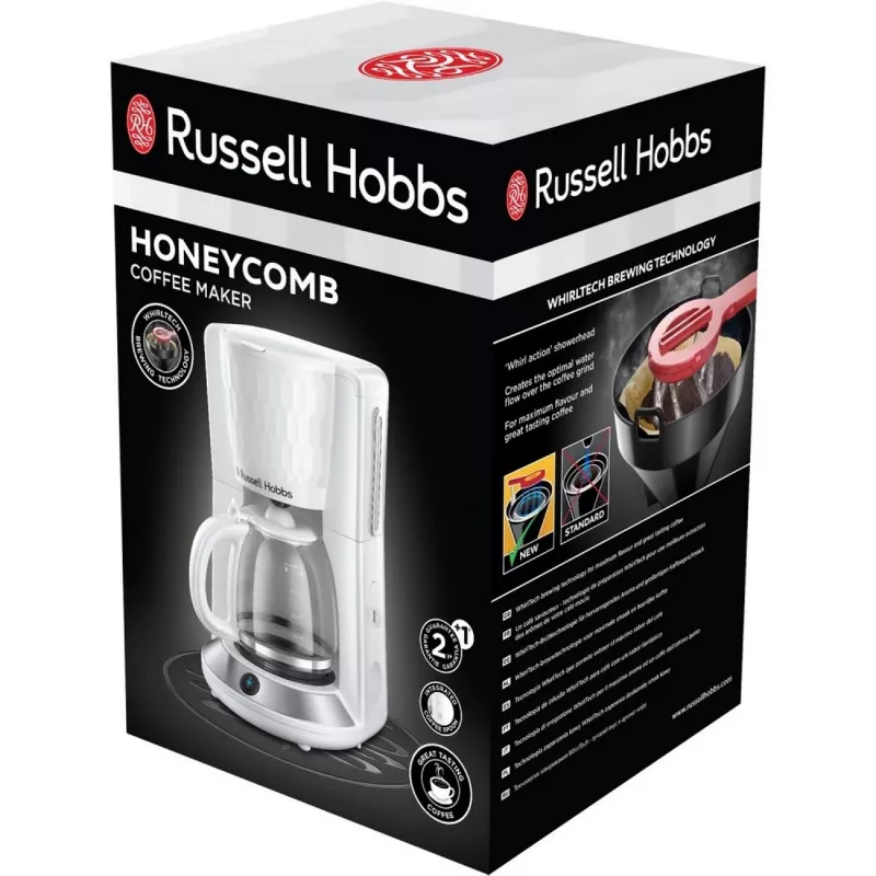 Russell Hobbs 27010-56 Toster 2-kromkowy, 850W, Biały