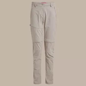 Craghoppers NosiLife Pro Convertible Trouser III Spodnie turystyczne damskie - Soft Mushroom