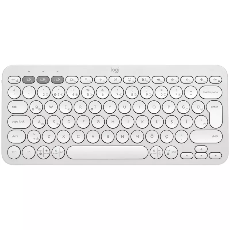 Logitech Pebble Keys 2 K380s Wireless Keyboard - Graphite