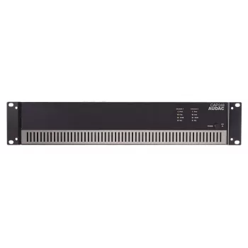 AUDAC CAP248 2-kanałowy wzmacniacz mocy klasy D 480W RMS 4 Ohm 1U Czarny