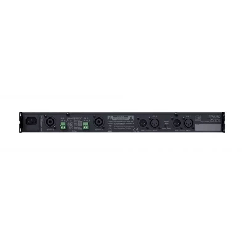 AUDAC EPA252 Wzmacniacz Audio 2.0 Kanały Czarny