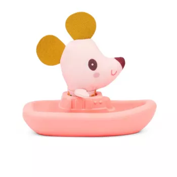 Zabawka do kąpieli Lilliputiens Łódka z Myszką Niną Plusz 6m+