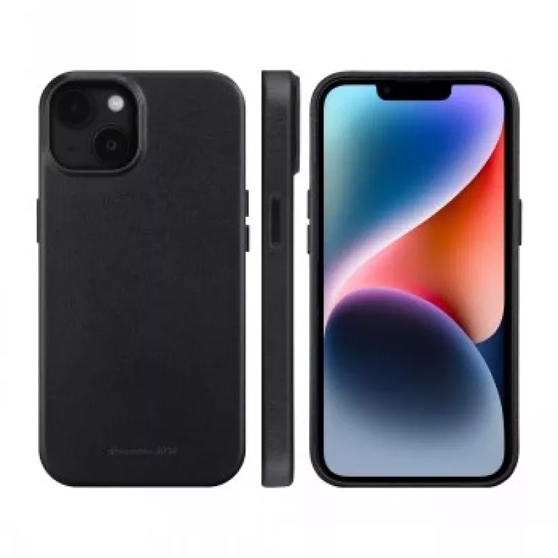DBRAMANTE 1928 Roskilde MagSafe Back Cover do iPhone 14 – Czarny