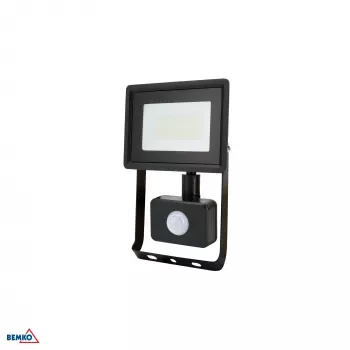 KAFLER KASTEL LED SMD Floodlight 20W 4000K 1640lm IP65 Czarny z czujnikiem PIR
