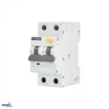 SCHELINGER RCBO 2P B 16A 30mA Type AC Wyłącznik różnicowoprądowy z zabezpieczeniem nadprądowym