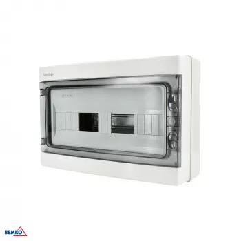SCHELINGER A80-RHN-IP65-NPE-18P Rozdzielnica natynkowa IP65 18N+18PE 1x18P Szary