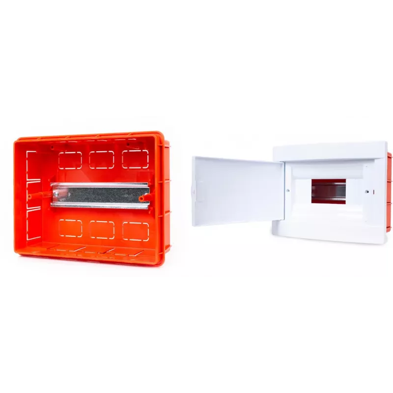 ADELID RM-PT-08P Podtynkowa Rozdzielnica Elektryczna 8 Modułów, Biała