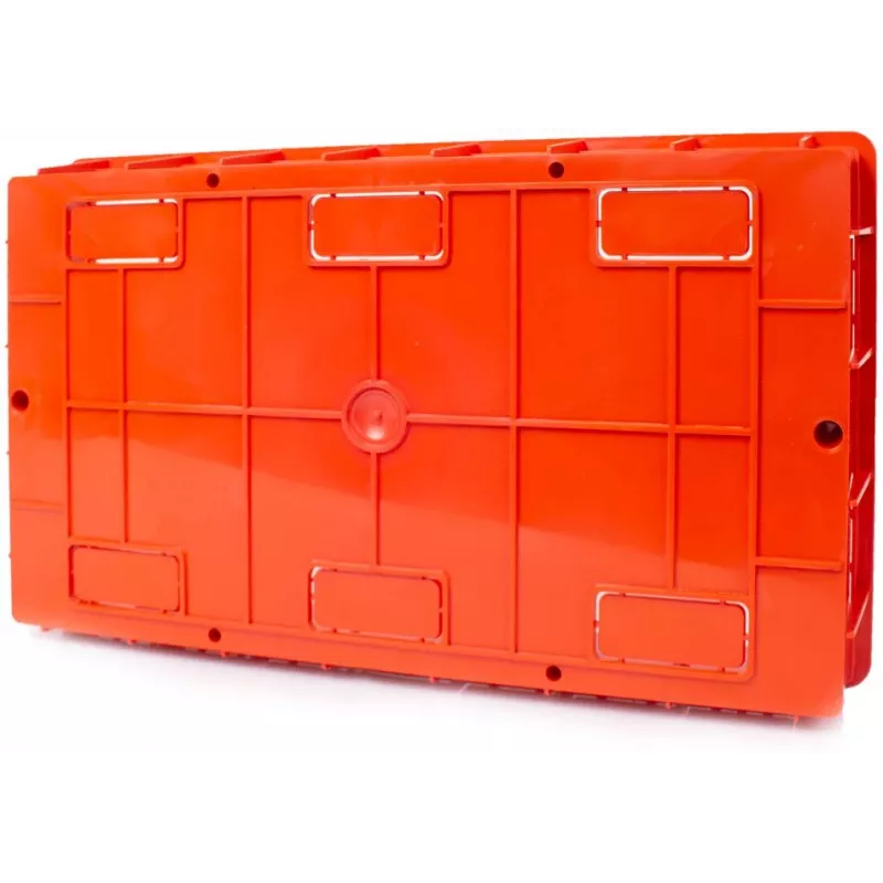 ADELID RM-PT-18P Podtynkowa Rozdzielnica Elektryczna 18 Modułów 2x9 Drzwi Przezroczyste Dymione