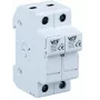 VCX CF PV32 2P Podstawa bezpiecznikowa 2-biegunowa 32A 1000V DC do wkładek 10x38mm, montaż na szynie DIN, zaciski śrubowe, fotowoltaika