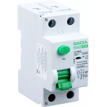 GACIA PR8NM 2P 25A 30mA A Wyłącznik różnicowoprądowy (RCD) 25A 30mA 2P Typ A