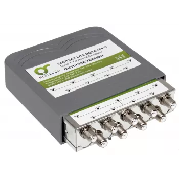 AXING SUMATOR DIGISAT QUAD+TV DQTC-104 Multiswitch 8 Wejść Satelitarnych 1 Wejście Naziemne 4 Wyjścia Użytkownika