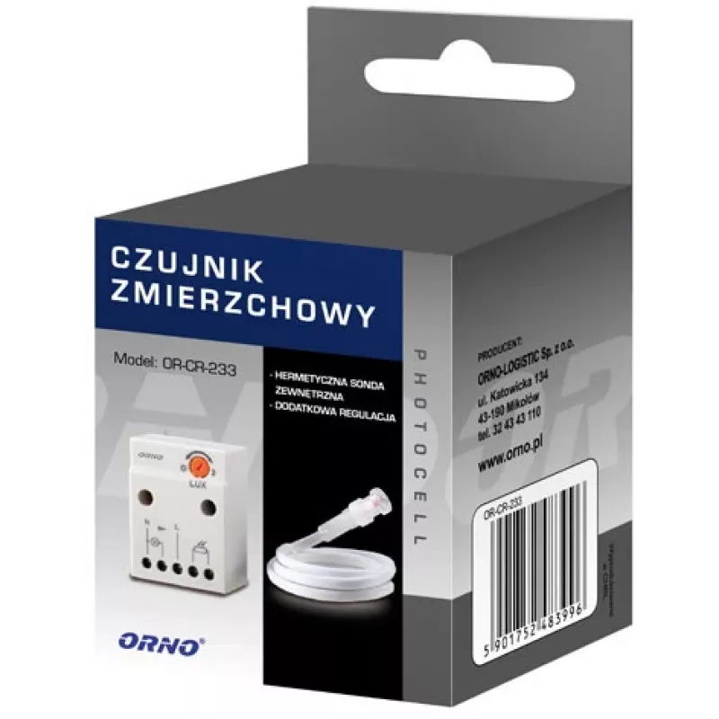 ORNO OR-CR-233 Czujnik zmierzchowy z sondą