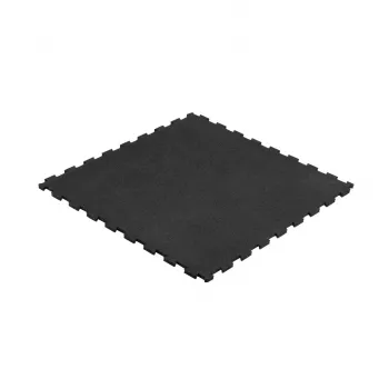 REBEL Rubber Floor Equipment Mat Puzzle 1m 20mm Black