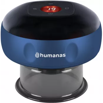 Humanas BB01 Plus Elektroniczny Masażer Bańką - Niebieski