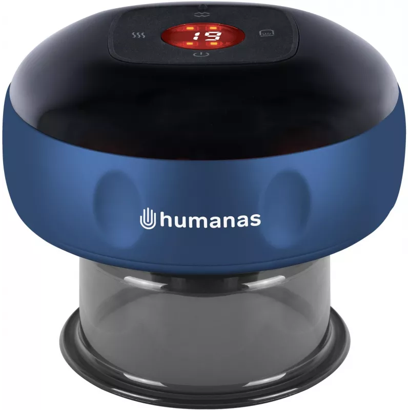 Humanas BB01 Plus Elektroniczny Masażer Bańką - Niebieski