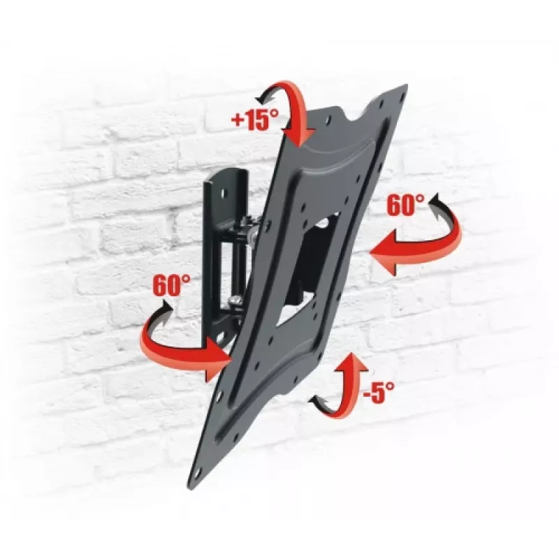 Uchwyt ścienny OPTICUM TV Mount AX FLEXI 13-42 inch Full-Motion, czarny
