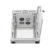 Lanberg FF01-6615-23SL Wolnostojąca szafa rack 19 cali 15U 600x600 Szara z drzwiami perforowanymi LCD Flat Pack