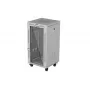 LANBERG 19 inch 22U Szafa stojąca 600x600 mm Szara Drzwi ze szkła hartowanego Wyświetlacz LCD (Flat Pack)