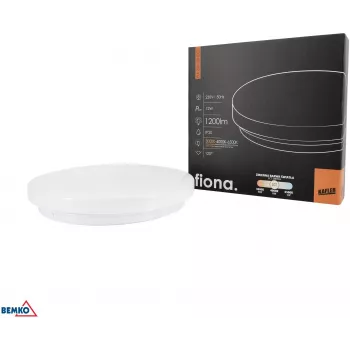 KAFLER FIONA LED Plafon 12W 3000/4000/6500K 1200lm IP20 Biały