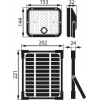 BEMKO SOLPAR Solar LED Floodlight 10W 1500lm 3000/4000K IP65 Black with PIR Sensor