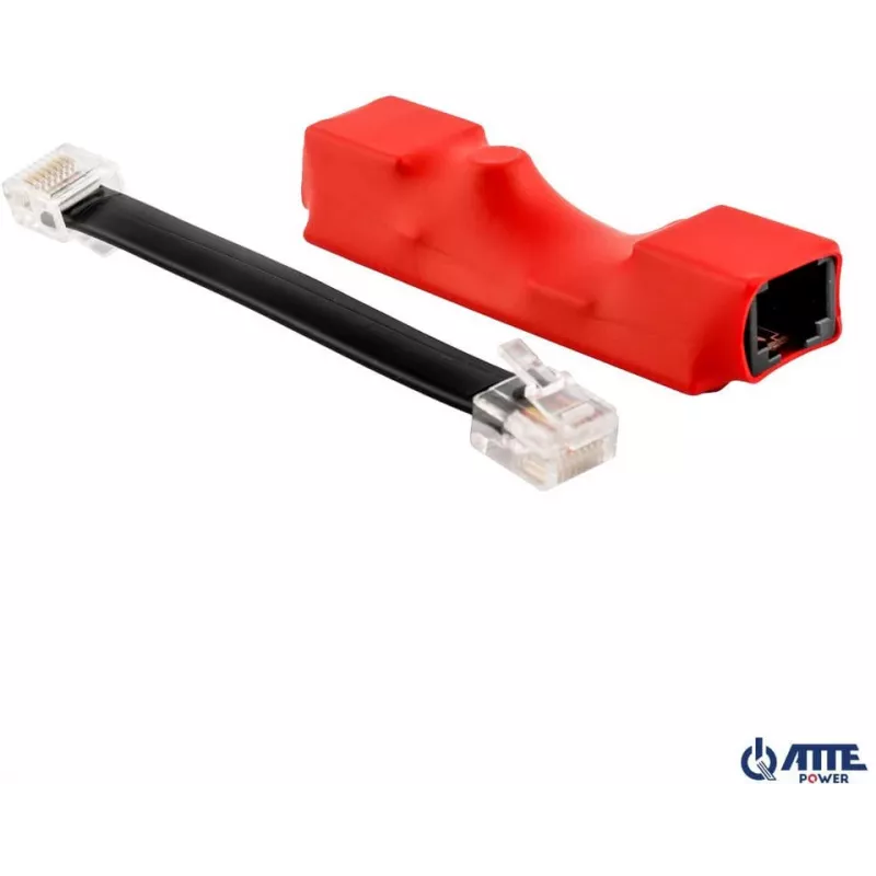 ATTE ASUC-15-480-HS Pasywny adapter PoE, wejście 10-30V DC, wyjście 48V DC 15W, 0,31A, RJ45, montaż naścienny, czarny