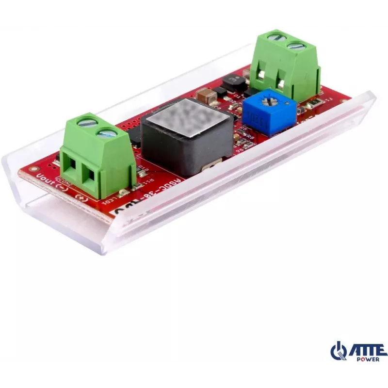 ATTE ASDC-30-AD0-OF Regulowany przetwornik step-down 3-12V 3A